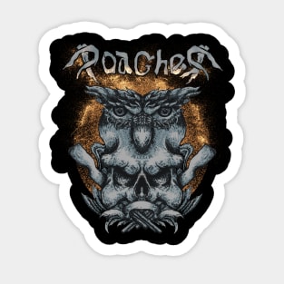 Poacher Sticker